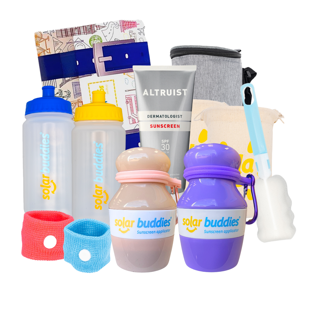 Solar Buddies Duo Holiday Bundle – Family Travel Sun Safety Kit