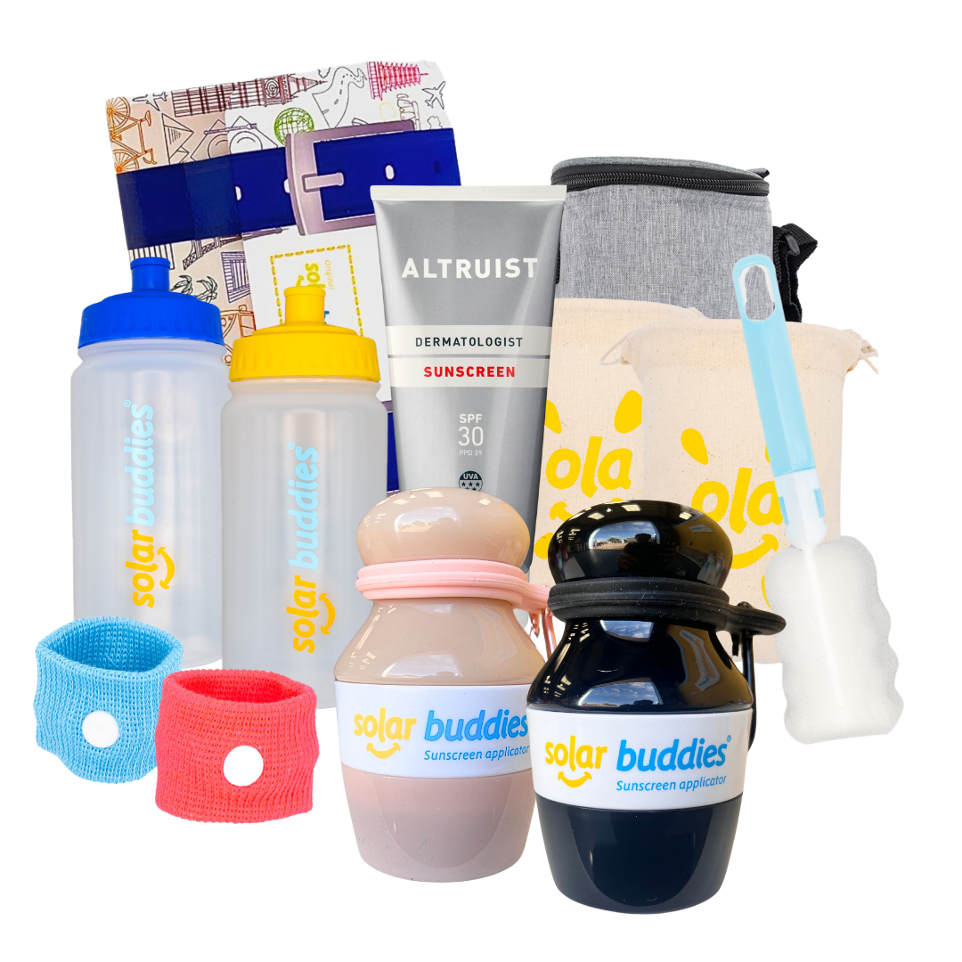 Solar Buddies Duo Holiday Bundle – Family Travel Sun Safety Kit