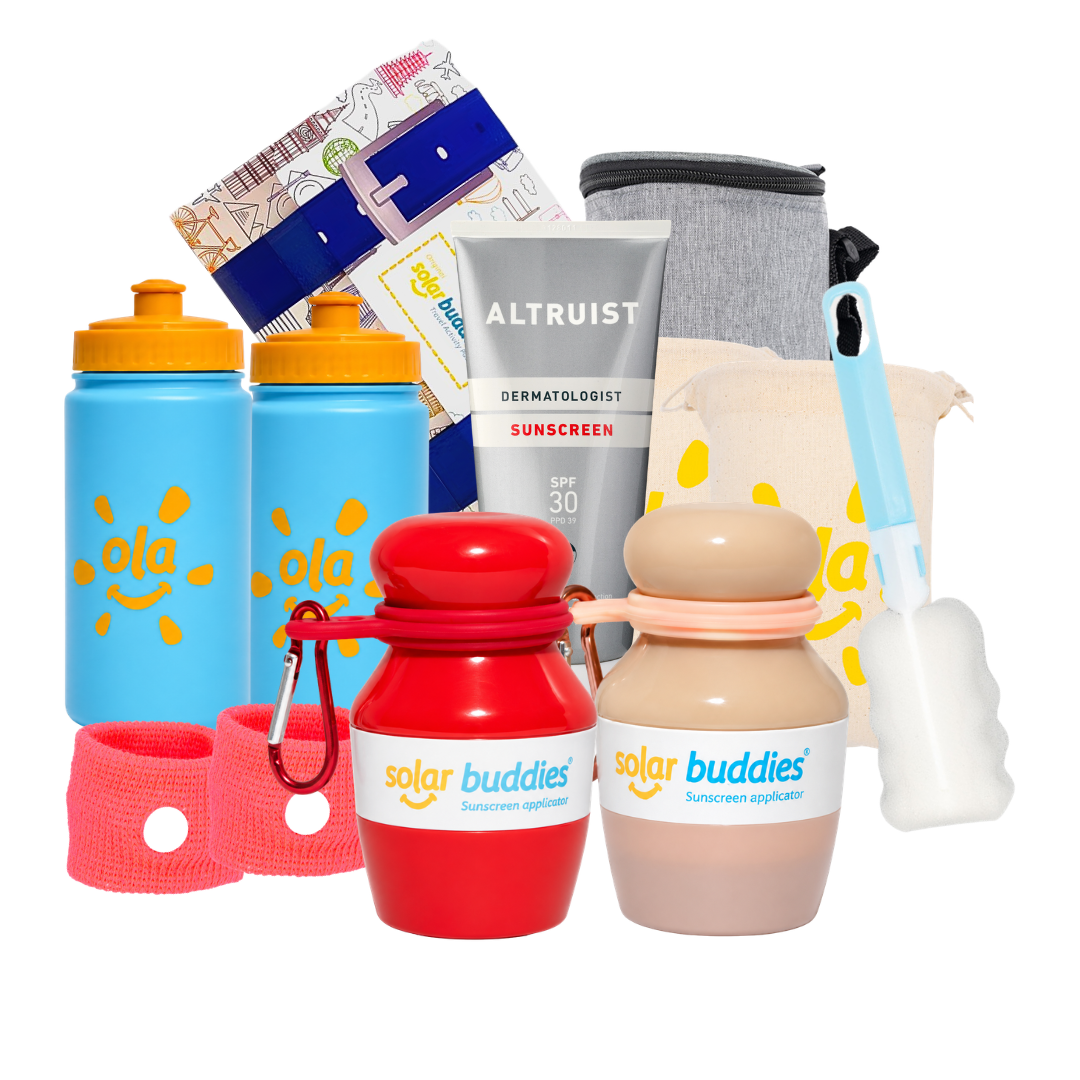 Solar Buddies Duo Holiday Bundle – Family Travel Sun Safety Kit