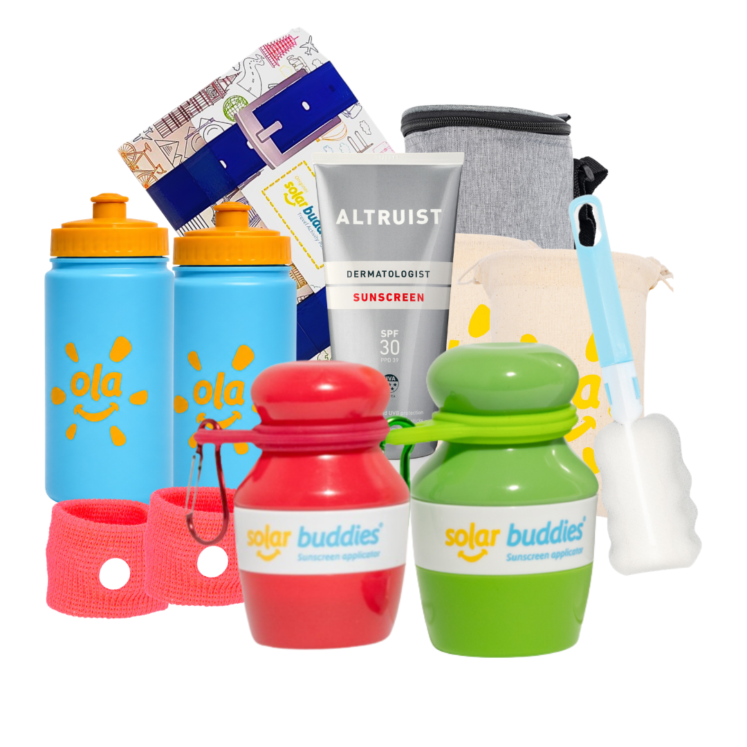 Solar Buddies Duo Holiday Bundle – Family Travel Sun Safety Kit