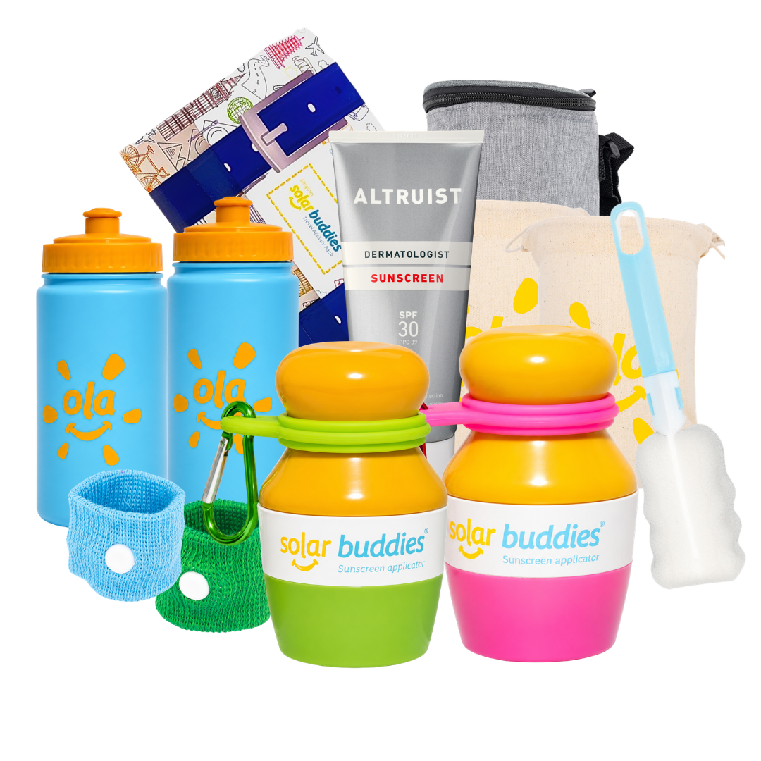 Solar Buddies Duo Holiday Bundle – Family Travel Sun Safety Kit