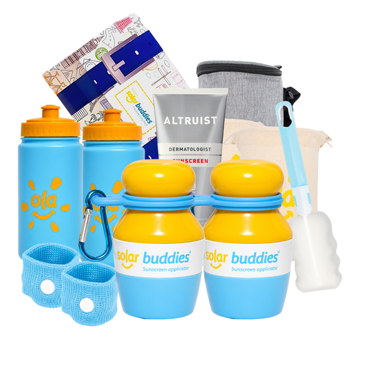 Solar Buddies Duo Holiday Bundle – Family Travel Sun Safety Kit