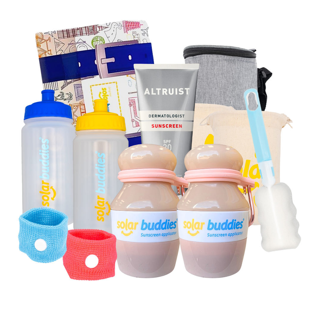 Solar Buddies Duo Holiday Bundle – Family Travel Sun Safety Kit