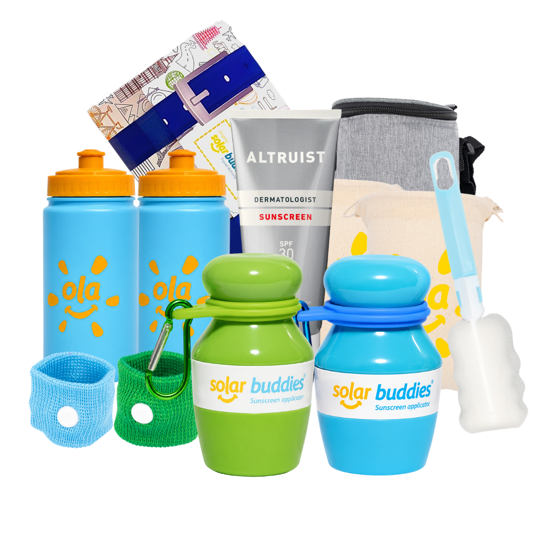 Solar Buddies Duo Holiday Bundle – Family Travel Sun Safety Kit