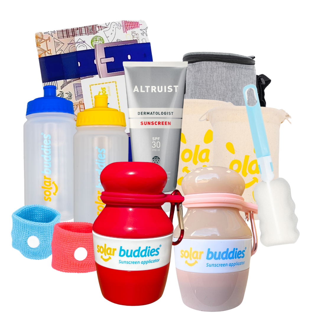 Solar Buddies Duo Holiday Bundle – Family Travel Sun Safety Kit